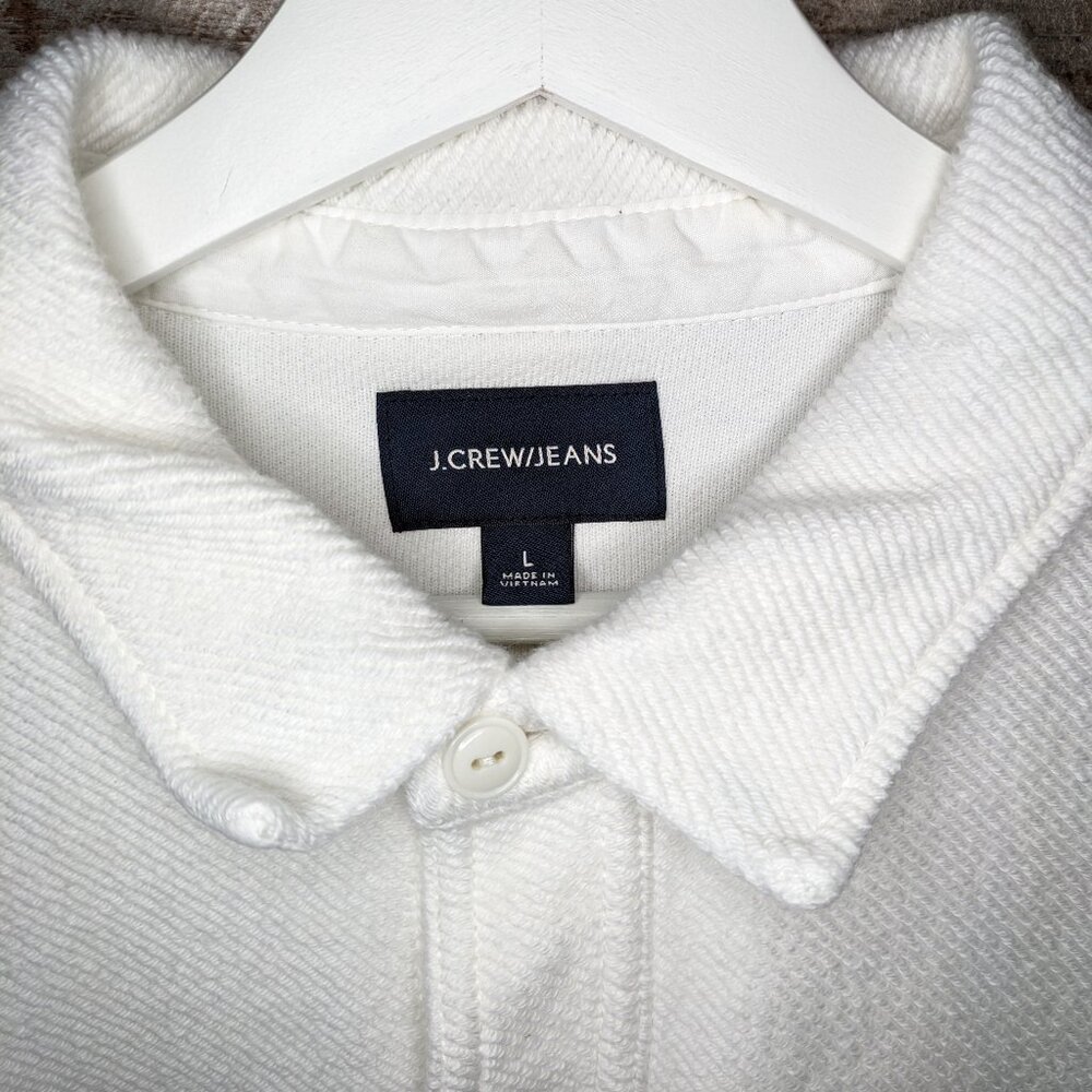 J.Crew Terry Corduroy Jac Shirt/Overshirt Sz L